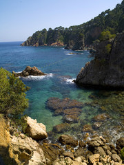 Costa Brava Girona zona del pueblo de calella de Palafrugell