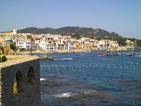Costa Brava Girona zona del pueblo de calella de Palafrugell