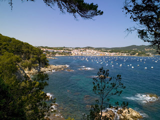 Fototapeta premium Costa Brava Girona zona del pueblo de calella de Palafrugell