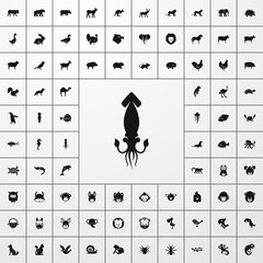 squid icon illustration