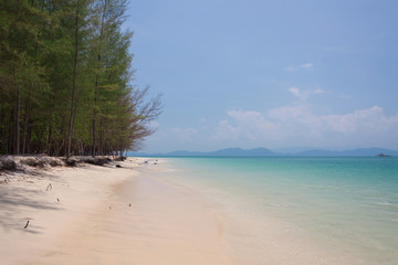 Beautiful sea and blue sky at Andaman sea,thailand