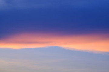 Sunset sky