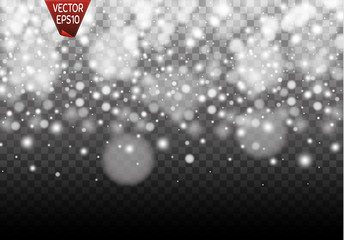 Obraz premium Vector glowing stars, lights and sparkles. Transparent effects