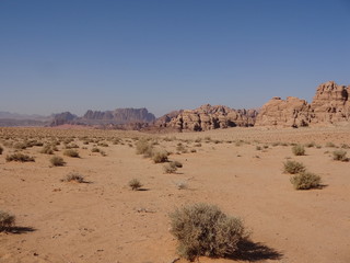 Jordanie, Wadi Rum : entre dune et roche