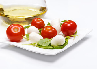 Vegetarian caprese salad