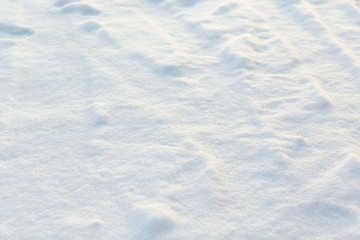 snow cover outdoors