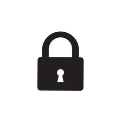 Lock icon vector