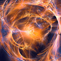 Abstract fractal explosion. Beautiful background for business, banner, template, posters, art projects
