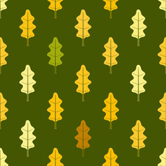seamless vector background with leafs for your design