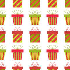 Presents seamless pattern