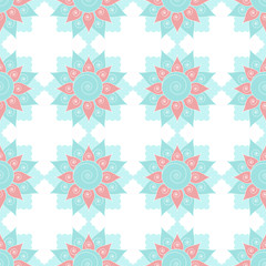 Ethnic oriental geometric seamless pattern