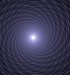 Abstract fractal blue spiral background