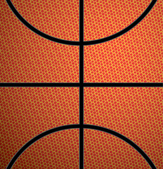 Fototapeta premium Basketball texture seamless pattern