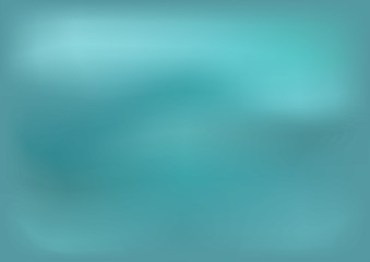 Abstract blurred blue background. Horizontal blank backdrop. Water texture.