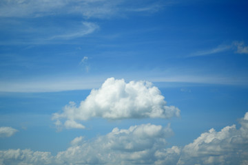Clouds on blue sky