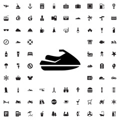 water scooter icon illustration