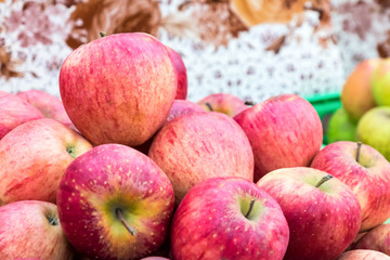 Natural apples background