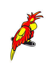 Fototapeta premium Parrot shy