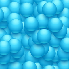balls background blue