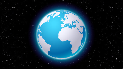 planet earth sillhouette 01