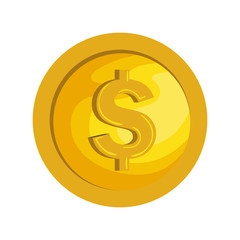 coin money isolated icon vector illustration design
