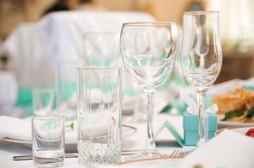 wedding banquet in a restaurant