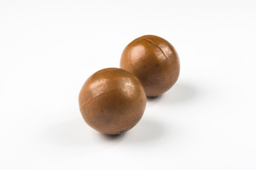 pair of copper Chinese balls Baoding