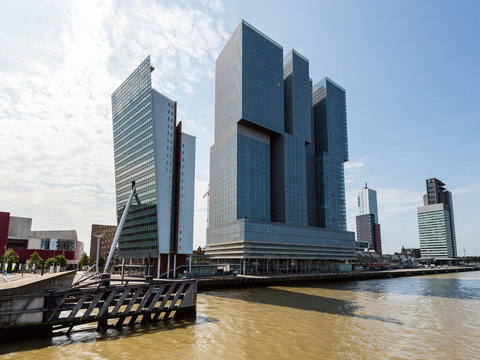 Moderne Architektur in Rotterdam, Holland
