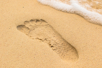 Spuren im Sand