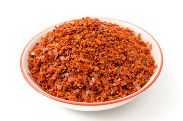 Cayennepfeffer geschrotet