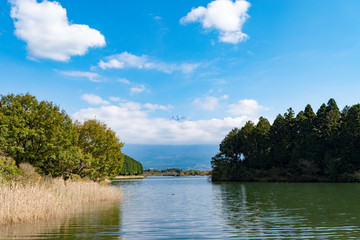 Fototapeta na wymiar 田貫湖と富士山