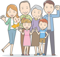 Healthy family(3 generations)