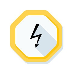 High Voltage Risk sign