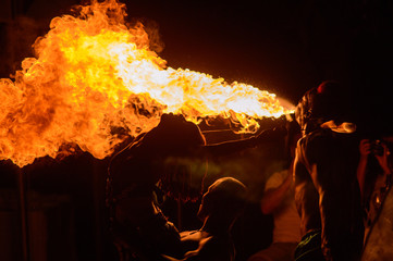 Flame show