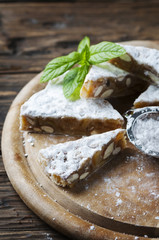 Traditional italian dessert panforte