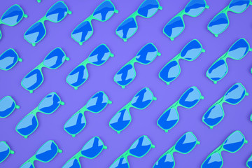 Purpple sunglass pattern