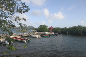 Fisherman boats - Martinique - FWI - Carribean