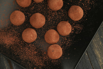 chocolate truffles