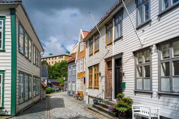 Fototapeta na wymiar Bergen old town, Norway