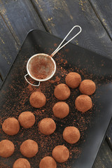 chocolate truffles
