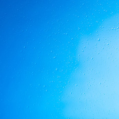 Drops of water.