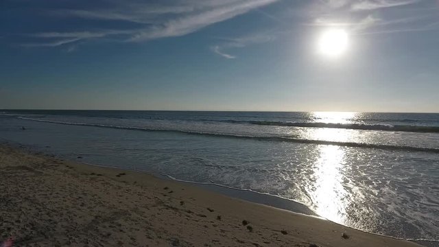 Beach Sunset Drone