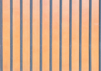 Closeup surface wood pattern at old wood board at the fence of house textured background