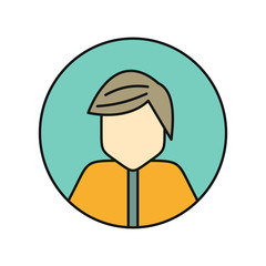 Young Man Private Avatar Icon