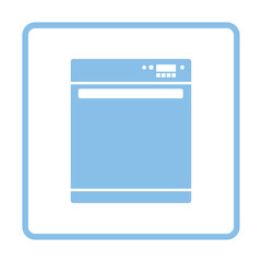 Kitchen dishwasher machine icon