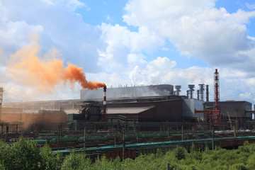 Fototapeta na wymiar metallurgical plant