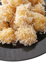 Chinese food. Caramelized apples