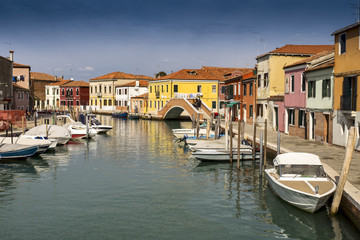 Fototapeta na wymiar Old town of Murano island, Venice, Italy