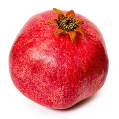 whole red fruit pomegranate full of vitamin juice