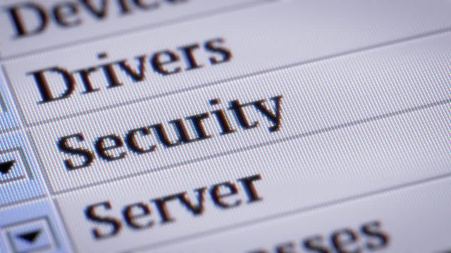 Security. looping. My own design of program menu.